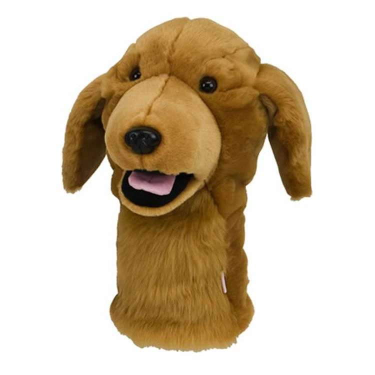 Daphne's Golden Retriever Golf Driver Headcover 1 Daphne's Golden Retriever Golf Driver Headcover