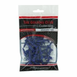 The Golfers Club Blue Step Plastic Tees 18mm