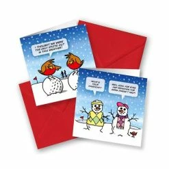 SurprizeShop Pack Of 10 Christmas Cards