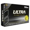 Wilson Ultra Golf Yellow Balls (15 Ball Pack) 5 Wilson Ultra Golf Yellow Balls (15 Ball Pack) -Golf Clubs Shop Wilson Ultra Golf Balls Box Yellow
