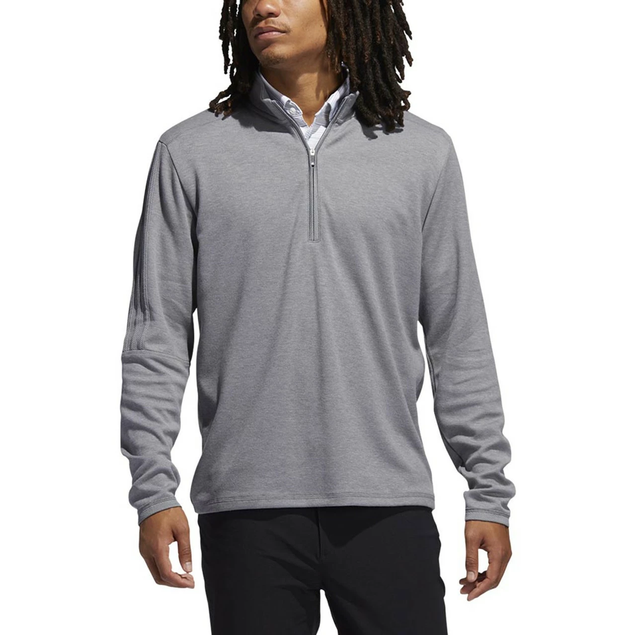 ADIDAS 3-Stripe 1/4 Zip Layering 1 ADIDAS 3-Stripe 1/4 Zip Layering