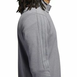 ADIDAS 3-Stripe 1/4 Zip Layering 33 ADIDAS 3-Stripe 1/4 Zip Layering -Golf Clubs Shop adidas 3 stripe 1 4 zip layering grey three 04 52809.1677086412