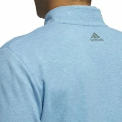 ADIDAS 3-Stripe 1/4 Zip Layering 45 ADIDAS 3-Stripe 1/4 Zip Layering -Golf Clubs Shop adidas 3 stripe 1 4 zip layering hazy blue 04 09308.1677086416