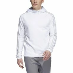 ADIDAS 3-Stripes COLD.RDY Hoodie -Golf Clubs Shop adidas 3 stripes cold rdy hoodie white 01 26380.1677079379