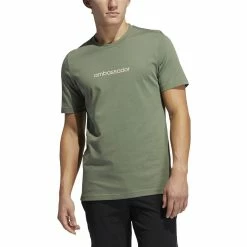ADIDAS AdiCross Graphic Tee -Golf Clubs Shop adidas adicross graphic tee natural green 01 12010.1632321209