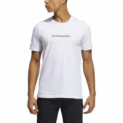 ADIDAS AdiCross Graphic Tee -Golf Clubs Shop adidas adicross graphic tee white 01 64488.1632321209