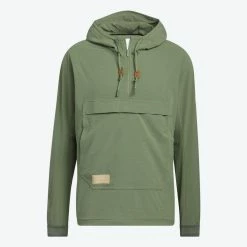 ADIDAS AdiCross Half-Zip Anorak 5 ADIDAS AdiCross Half-Zip Anorak -Golf Clubs Shop adidas adicross half zip anorak natural green 01 09051.1676583078