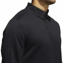 ADIDAS AdiCross Quarter Zip -Golf Clubs Shop adidas adicross quarter zip black 03 36621.1659042526