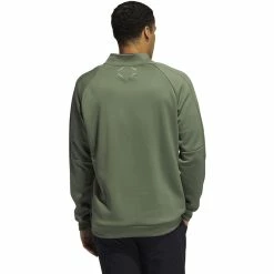 ADIDAS AdiCross Quarter Zip -Golf Clubs Shop adidas adicross quarter zip natural green 02 63204.1659042526