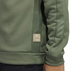 ADIDAS AdiCross Quarter Zip -Golf Clubs Shop adidas adicross quarter zip natural green 04 69435.1659042526