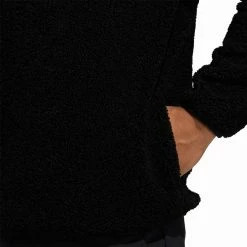 ADIDAS AdiCross Sherpa Plaid 1/4 Zip Sweater -Golf Clubs Shop adidas adicross sherpa plaid 1 4 zip sweater black 04 14216.1632770692