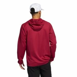 ADIDAS Anorak 1/2 Zip Pullover -Golf Clubs Shop adidas anorak 1 2 zip pullover legacy burgundy 02 55360.1676590111