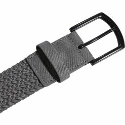 ADIDAS Braided Stretch Belt 25 ADIDAS Braided Stretch Belt -Golf Clubs Shop adidas braided stretch belt grey three 04 79553.1646850623