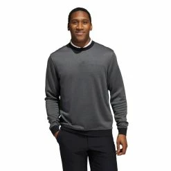 ADIDAS Go-To Crewneck Pullover 24 ADIDAS Go-To Crewneck Pullover -Golf Clubs Shop adidas go to crewneck pullover black grey six 01 38214.1676588438
