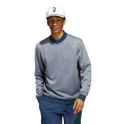 ADIDAS Go-To Crewneck Pullover 18 ADIDAS Go-To Crewneck Pullover -Golf Clubs Shop adidas go to crewneck pullover crew navy grey three 01 07937.1676590596