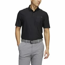 ADIDAS Go-To Pocket Polo 20 ADIDAS Go-To Pocket Polo -Golf Clubs Shop adidas go to pocket polo black 01 17157.1647960753