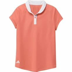 ADIDAS Junior Girls HEAT.RDY Polo -Golf Clubs Shop adidas junior girls heat rdy polo coral fusion 01 60274.1679002535