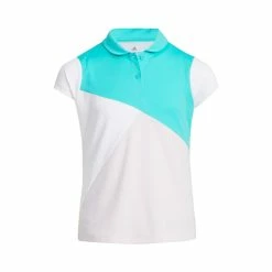ADIDAS Junior Girls HEAT.RDY Polo -Golf Clubs Shop adidas junior girls heat rdy polo semi mint rush 01 68701.1679002453