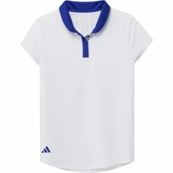 ADIDAS Junior Girls HEAT.RDY Polo -Golf Clubs Shop adidas junior girls heat rdy polo white 01 91354.1679002535