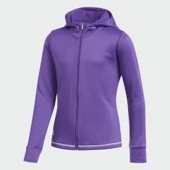 ADIDAS Junior Girls Novelty Hoodie 9 ADIDAS Junior Girls Novelty Hoodie -Golf Clubs Shop adidas junior girls novelty hoodie active purple 01 91480.1631897470