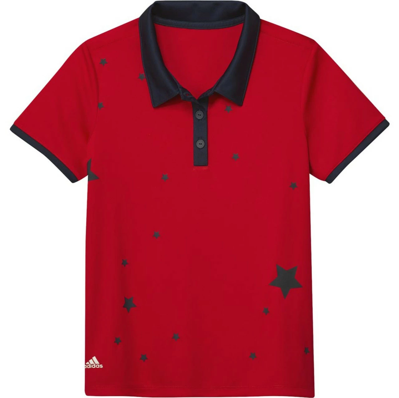 ADIDAS Junior Girls Printed Polo 1 ADIDAS Junior Girls Printed Polo
