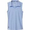 ADIDAS Junior Girls Spacedye Sleeveless Polos 7 ADIDAS Junior Girls Spacedye Sleeveless Polos -Golf Clubs Shop adidas junior girls spacedye sleeveless polo glow blue 01 33609.1634925075