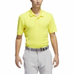 ADIDAS Performance Polo - Prior Generation -Golf Clubs Shop adidas performance polo bright yellow 01 42113.1632429018