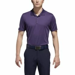 ADIDAS Performance Polo - Prior Generation -Golf Clubs Shop adidas performance polo purple 01 60329.1632428980