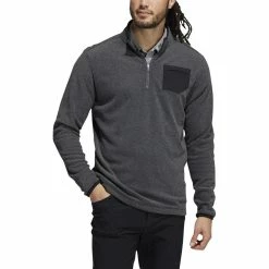 ADIDAS Pocket 1/4 Zip 20 ADIDAS Pocket 1/4 Zip -Golf Clubs Shop adidas pocket 1 4 zip black 01 40099.1659042846