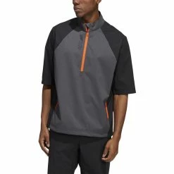 ADIDAS Provisional Short Sleeve Jacket 10 ADIDAS Provisional Short Sleeve Jacket -Golf Clubs Shop adidas provisional short sleeve jacket black 01 60869.1677082080