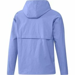 ADIDAS Ripstop 1/4 Zip Pullover Hoodie -Golf Clubs Shop adidas ripstop 1 4 zip pullover hoodie blue fusion 02 96670.1677077881