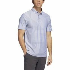 ADIDAS Shapes Jacquard Polo -Golf Clubs Shop adidas shapes jacquard polo white legacy indigo 01 14637.1676596914