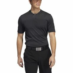 ADIDAS Statement Seamless Polo -Golf Clubs Shop adidas statement seamless polo carbon black 01 33926.1647971227