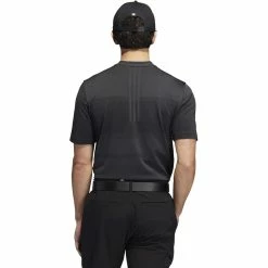 ADIDAS Statement Seamless Polo -Golf Clubs Shop adidas statement seamless polo carbon black 02 29476.1647971227