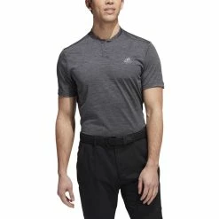 ADIDAS Texture Stripe Polo -Golf Clubs Shop adidas texture stripe polo black grey five 01 94903.1673902333