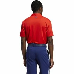 ADIDAS Ultimate365 USA Golf Solid Polo -Golf Clubs Shop adidas ultimate 365 usa golf solid polo red 02 42811.1659043263