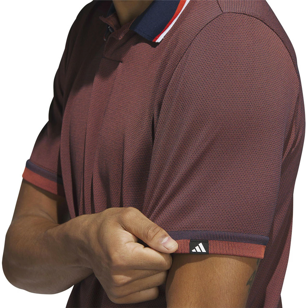 ADIDAS Ultimate365 Tour Primeknit Polo 4 ADIDAS Ultimate365 Tour Primeknit Polo - Image 4