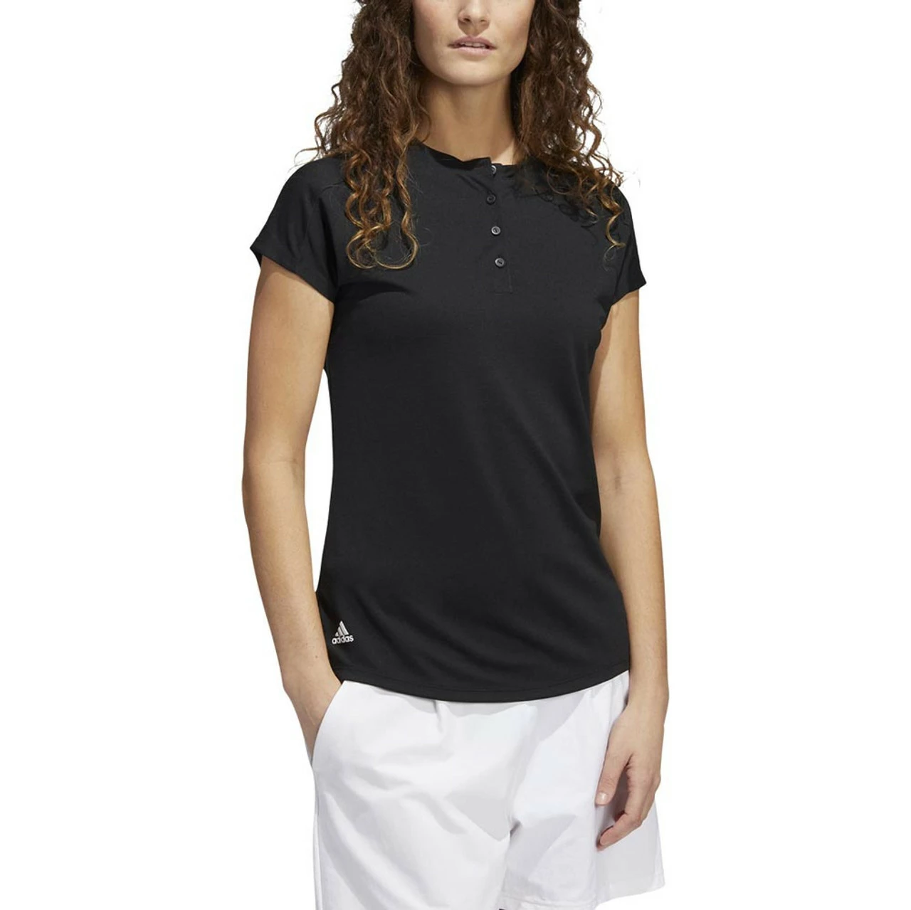 ADIDAS Women's Essentials Crew Polo 3 ADIDAS Women's Essentials Crew Polo - Image 3