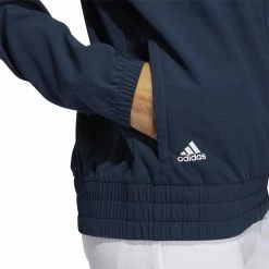 ADIDAS Women's Essentials Full Zip Jacket -Golf Clubs Shop adidas womens essentials full zip jacket crew navy 04 89644.1633103096