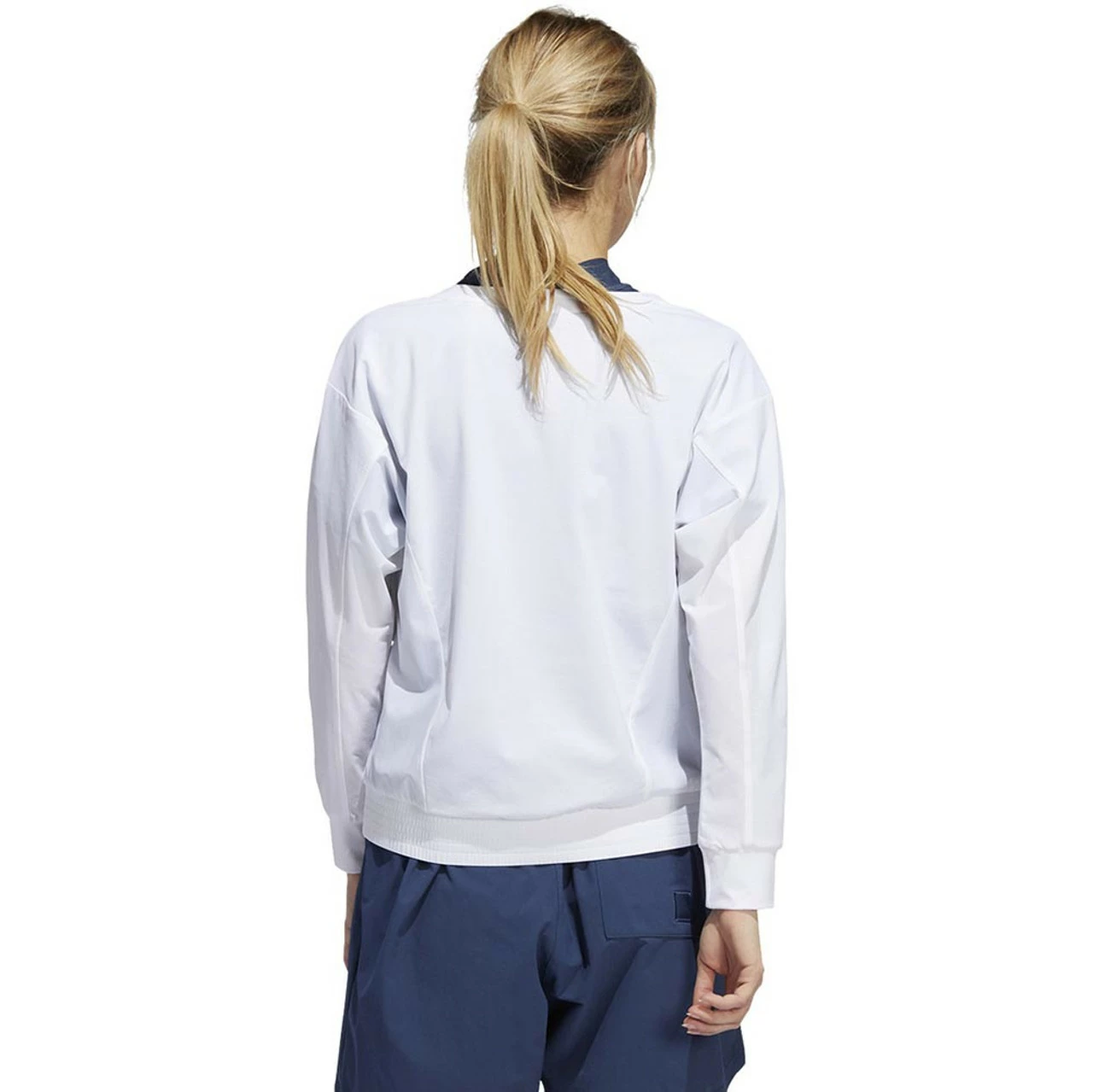 ADIDAS Women's Go-To Knit Woven Pullover 2 ADIDAS Women's Go-To Knit Woven Pullover - Image 2