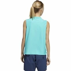 ADIDAS Women's Go-To Sleeveless Polo 7 ADIDAS Women's Go-To Sleeveless Polo -Golf Clubs Shop adidas womens go to sleeveless polo semi mint rush 02 73340.1647972106