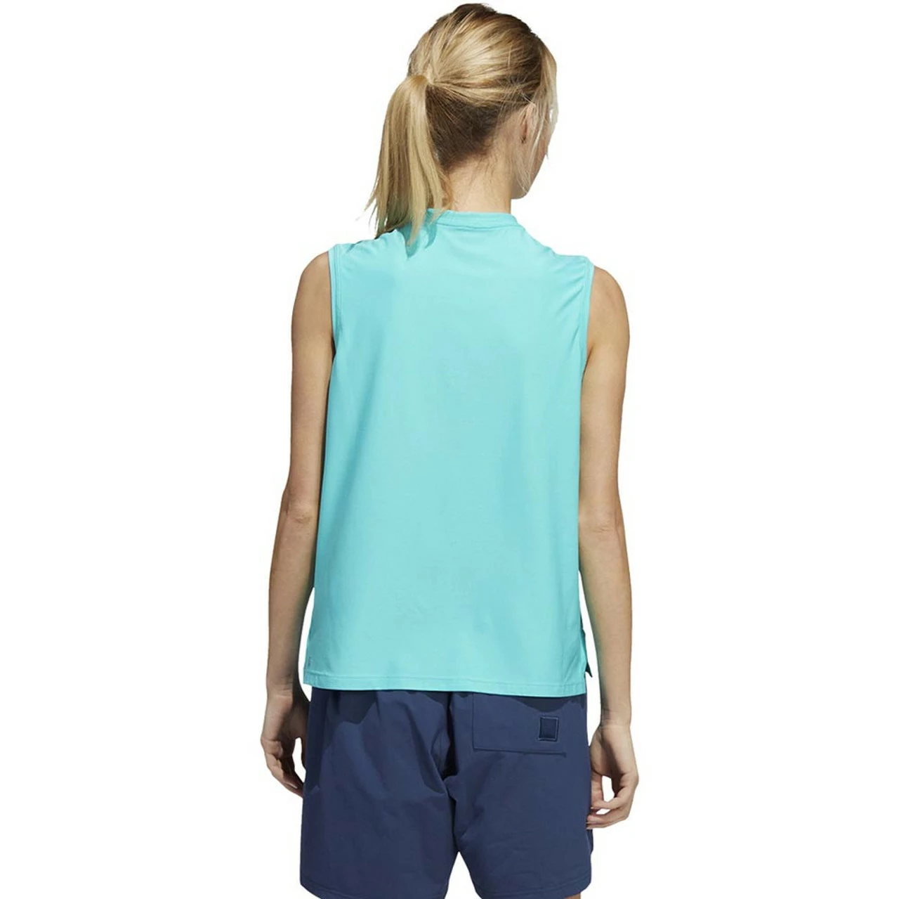 ADIDAS Women's Go-To Sleeveless Polo 4 ADIDAS Women's Go-To Sleeveless Polo - Image 4