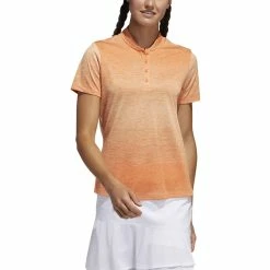 ADIDAS Women's Gradient Polo 8 ADIDAS Women's Gradient Polo -Golf Clubs Shop adidas womens gradient polo amber tint 01 42864.1633380999