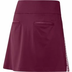 ADIDAS Women's Gradient Skort - 16 Inch -Golf Clubs Shop adidas womens gradient skort 16 inch legacy burgundy 02 86443.1676588989
