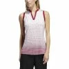 ADIDAS Women's Gradient Sleeveless Polo 8 ADIDAS Women's Gradient Sleeveless Polo -Golf Clubs Shop adidas womens gradient sleeveless polo legacy burgundy 01 97983.1647972220