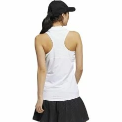 ADIDAS Women's HEAT.RDY Sleeveless Polo -Golf Clubs Shop adidas womens heat rdy sleeveless polo white 02 81368.1676587322