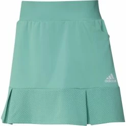 ADIDAS Women's Pleated Perforated Skort - 15 Inch 8 ADIDAS Women's Pleated Perforated Skort - 15 Inch -Golf Clubs Shop adidas womens pleated perforated skort 15 inch acid mint 01 41306.1633118093