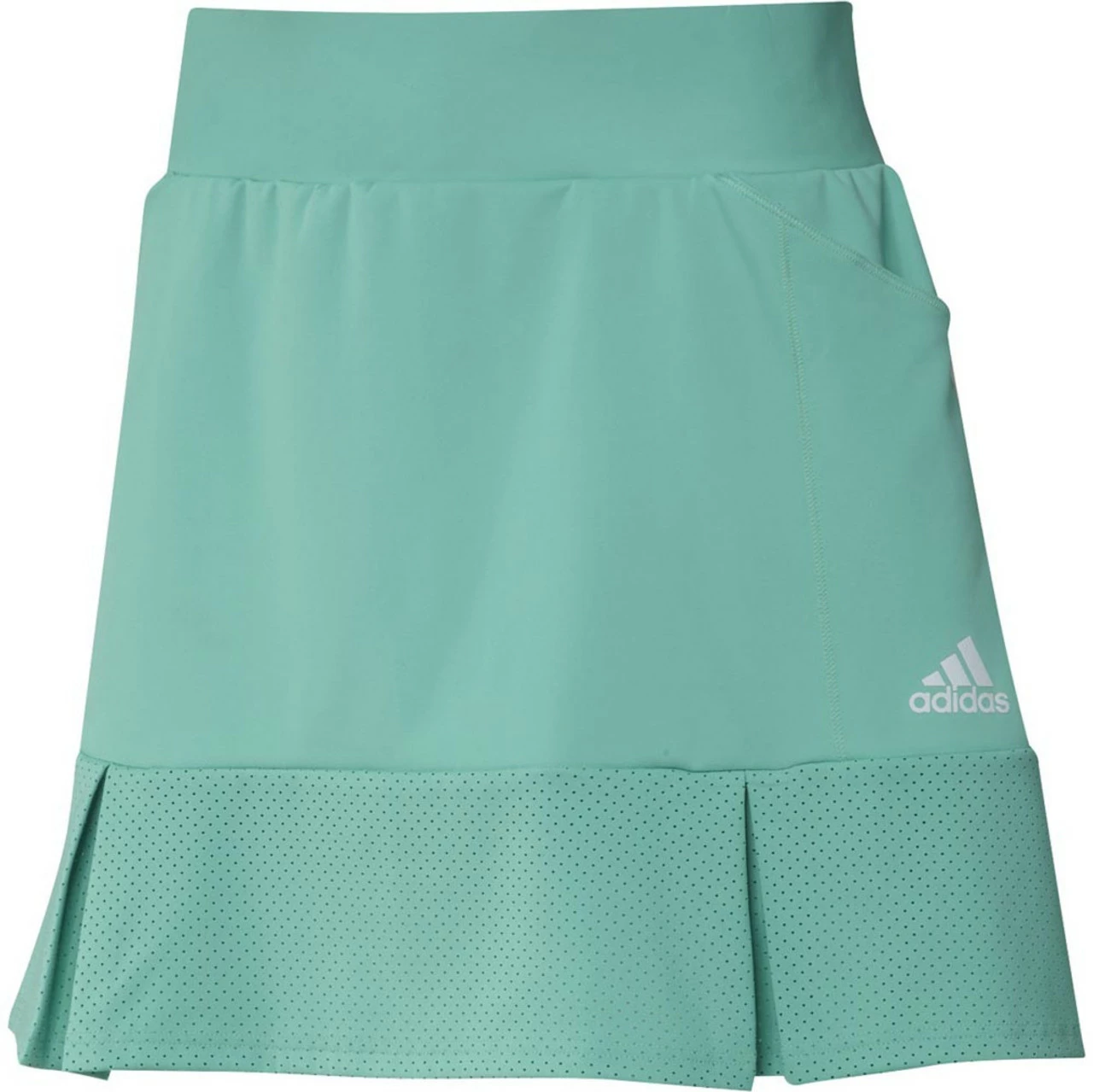 ADIDAS Women's Pleated Perforated Skort - 15 Inch 3 ADIDAS Women's Pleated Perforated Skort - 15 Inch - Image 3