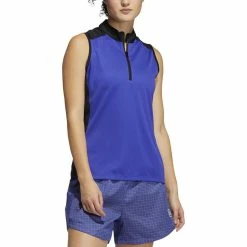 ADIDAS Women's Primeblue Colorblock Racerback Polo -Golf Clubs Shop adidas womens primeblue colorblock racerback polo semi night flash 01 10800.1659042809