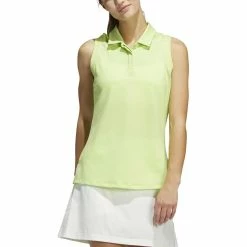 ADIDAS Women's Primeblue Ottoman Stripe Sleeveless Polo 12 ADIDAS Women's Primeblue Ottoman Stripe Sleeveless Polo -Golf Clubs Shop adidas womens primeblue ottoman stripe sleeveless polo pulse lime 01 52993.1647972767